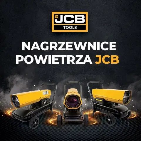 Nagrzewnice powietrza JCB do ogrzewania warsztatów, hal i przestrzeni roboczych